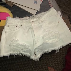White shorts